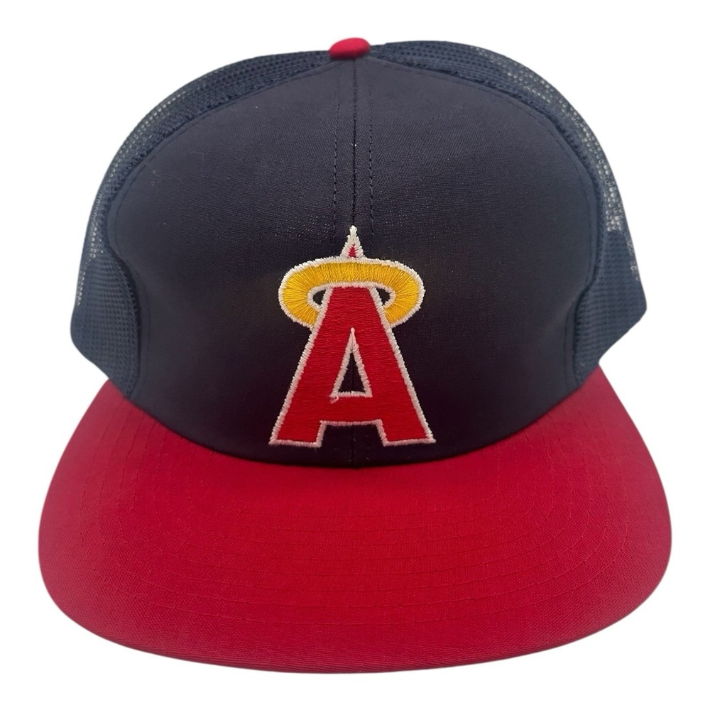 Vintage California Angels Hat Cap Snapback Adjustable 80s 90s Twins MLB Baseball